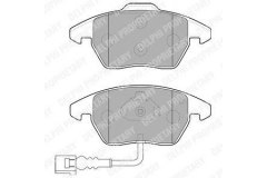 Колодки передние SKODA OCTAVIA (1Z), PASSAT (3C_, 36_) LP1837 для VW PASSAT Variant (3B6) 2.0 TDI 2003-2005, код двигателя BGW, V см3 1968, кВт 100, л.с. 136, Дизель, Delphi LP1837