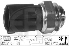 Датчик включения вентилятора AUDI для VW BORA (1J2) 1.9 TDI 2000-2005, код двигателя ATD,AXR, V см3 1896, кВт 74, л.с. 101, Дизель, Era 330230